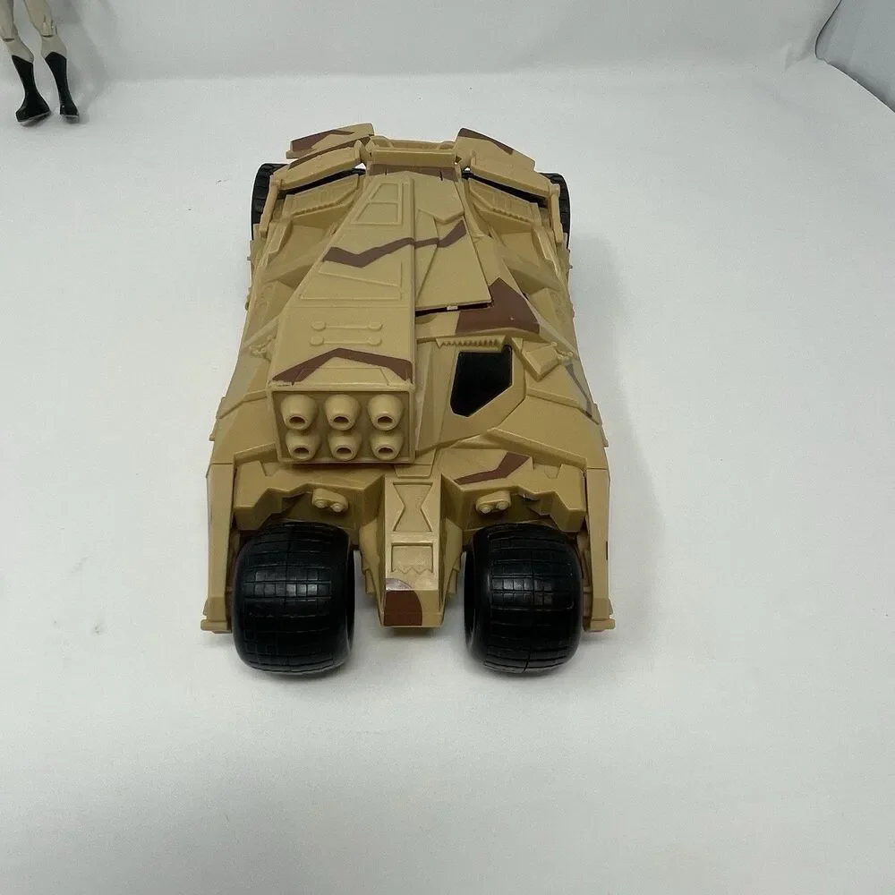 Mattel Batman The‎ Dark Knight Rises Camo Tumbler Batmobile & Action Figure Lot